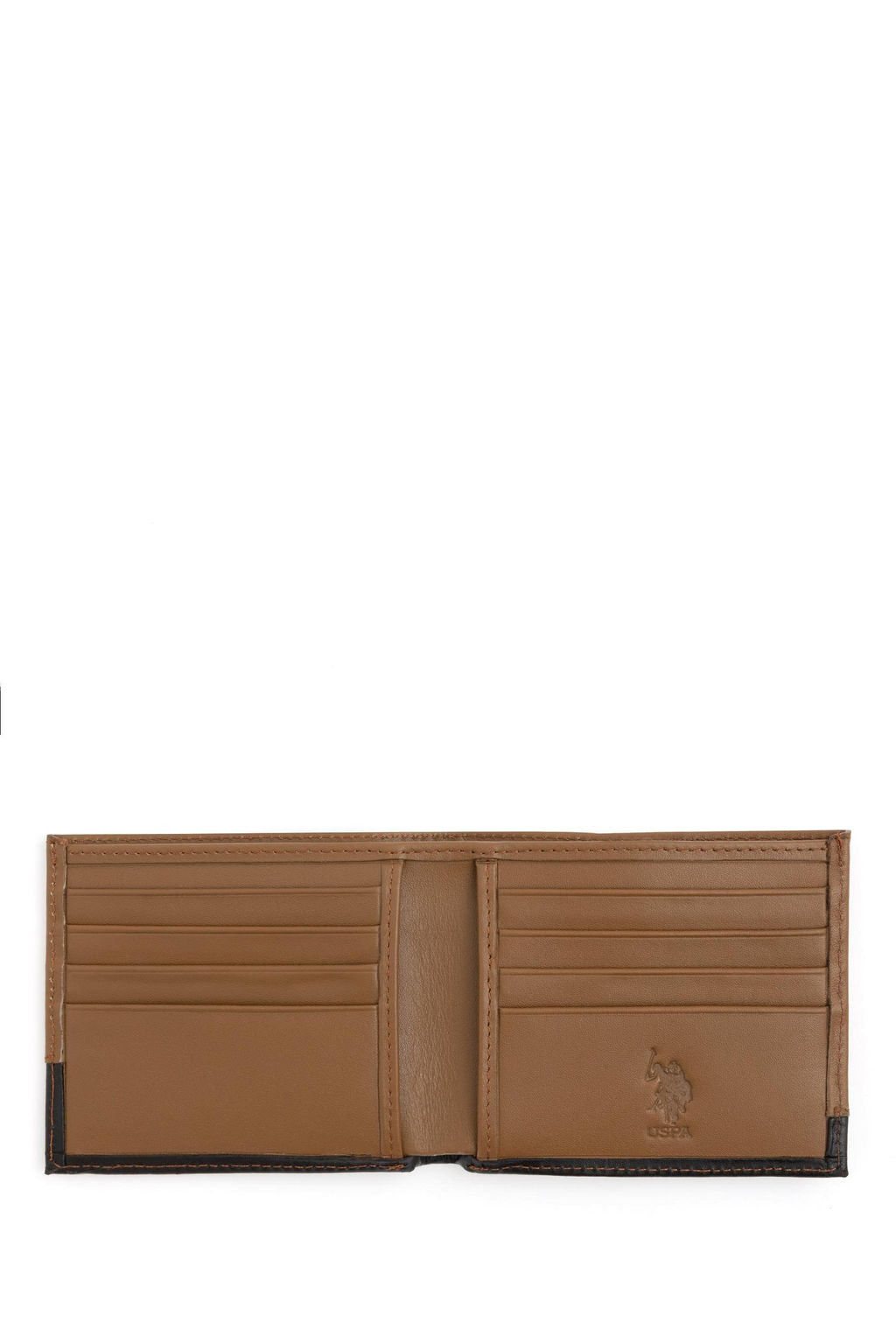 U. S. Polo Assn Мужской коричневый кошелек - U.s. polo assn фото 4