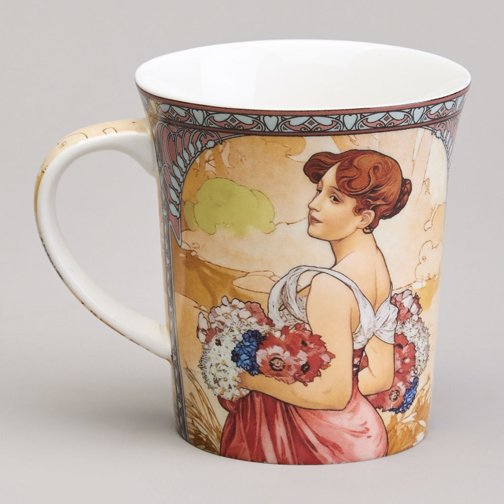 КРУЖКА LEFARD ВРЕМЕНА ГОДА (А. МУХА) 420 МЛ  фото 5