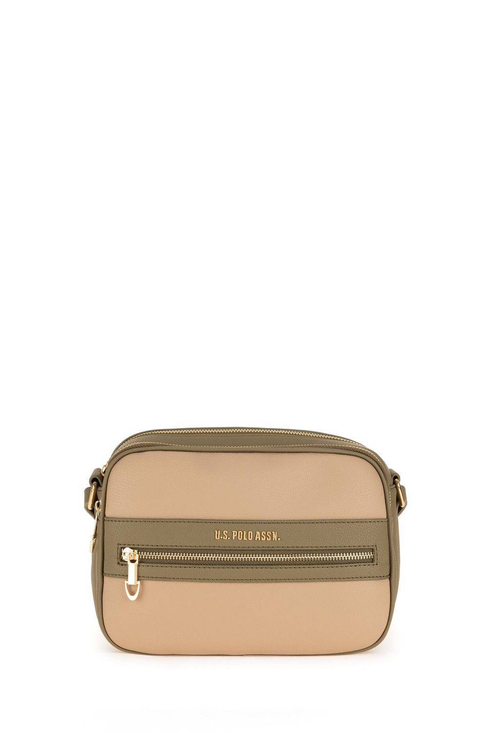 Женская бежевая сумка через плечо Неожиданная скидка в корзине - U.s. polo assn фото 3