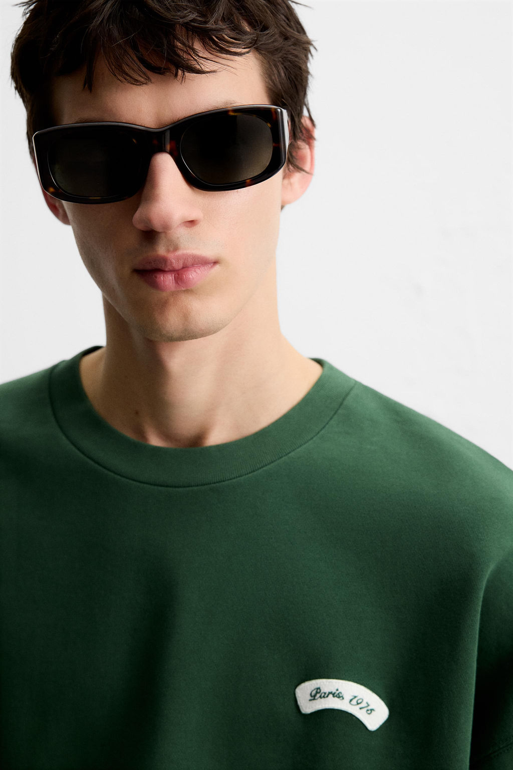 CONTRAST PATCH SWEATSHIRT - Zara фото 5