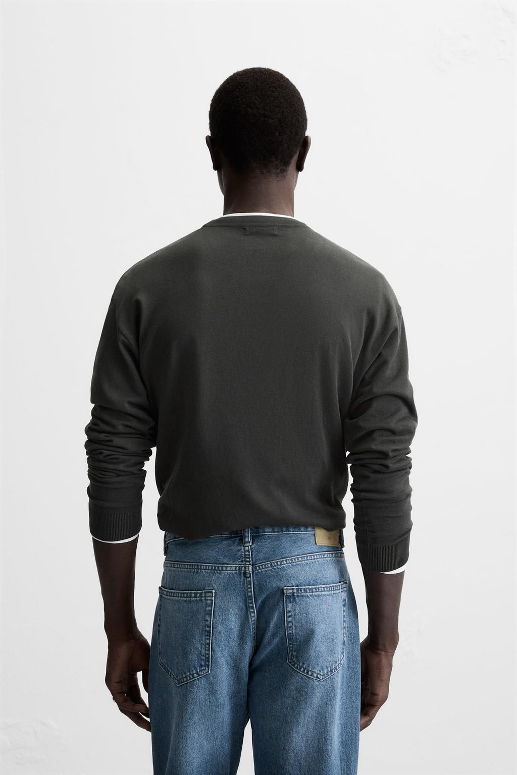 BASIC VISCOSE BLEND SWEATER - Zara фото 27