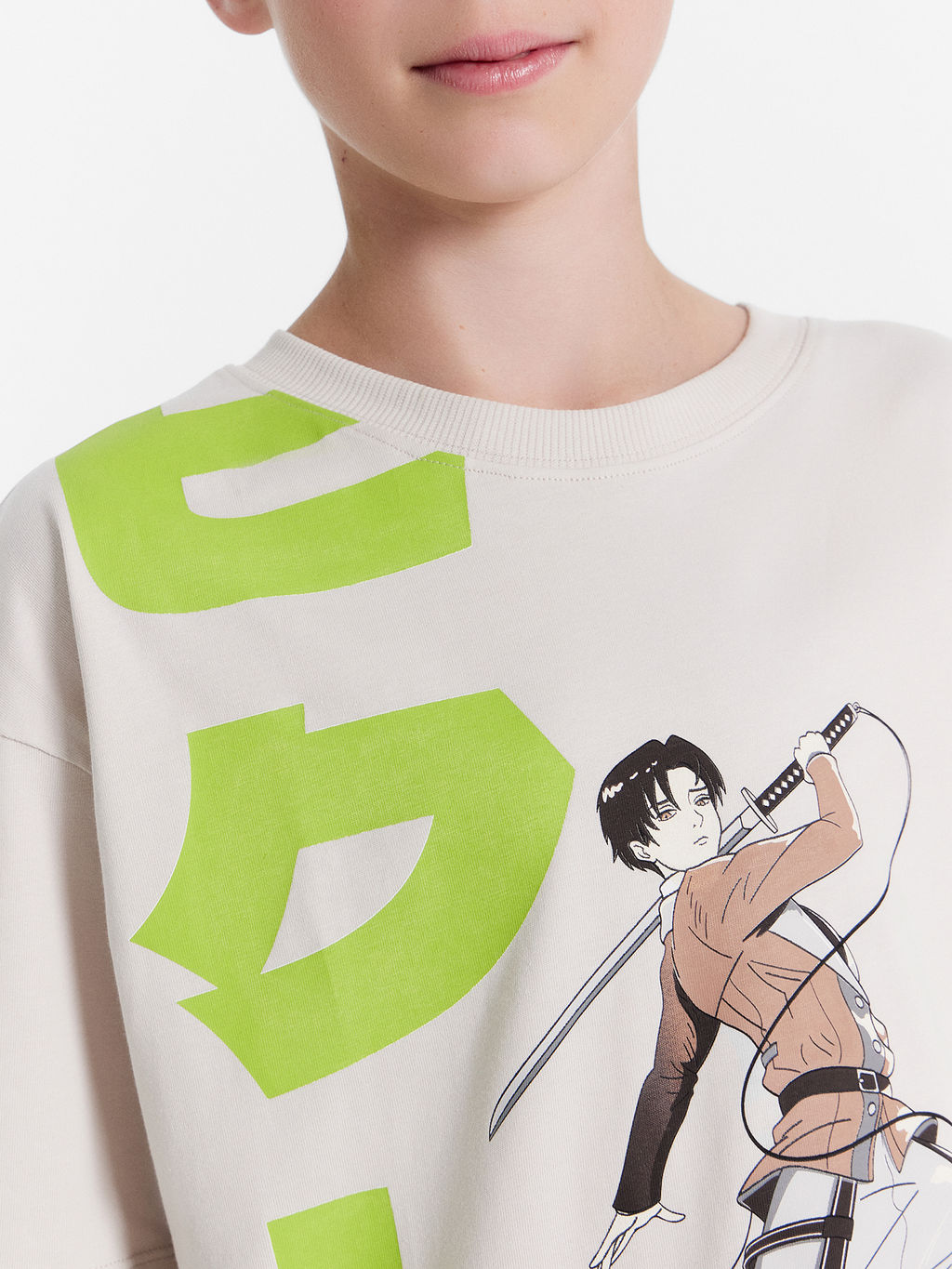 Футболка для мальчиков в сером оттенке с аниме - Mark formelle фото 5