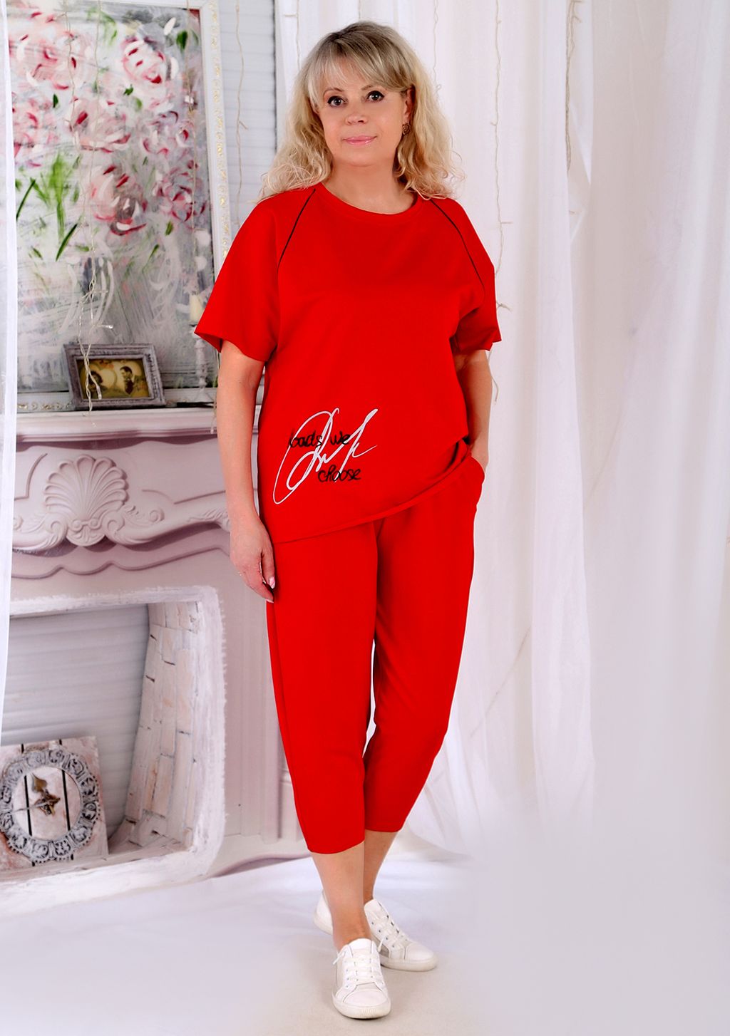 Костюм Кери красный - Марлен фото 2