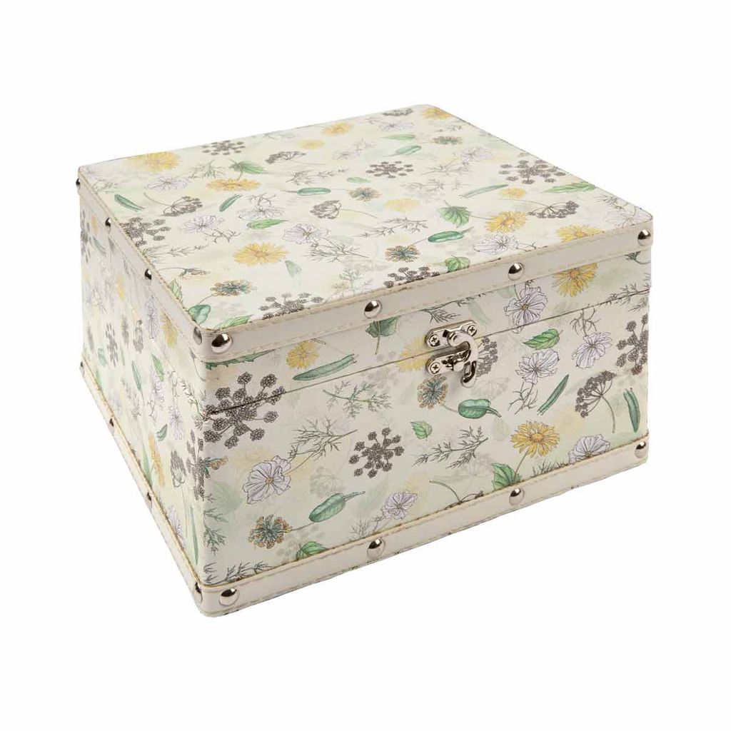 Gamma DBK-05 шкатулка декоративная сундучок 24 х 24 х 14 см №021 Весенние цветы