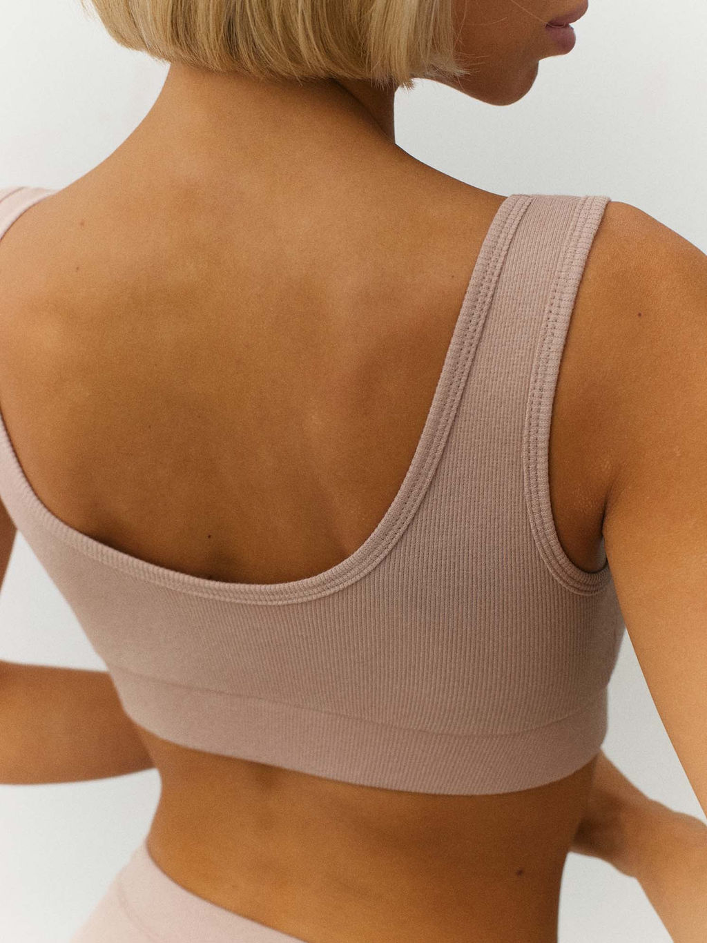 MY Топ бралетт на широких бретелях жен. рубчик DT402  фото 16