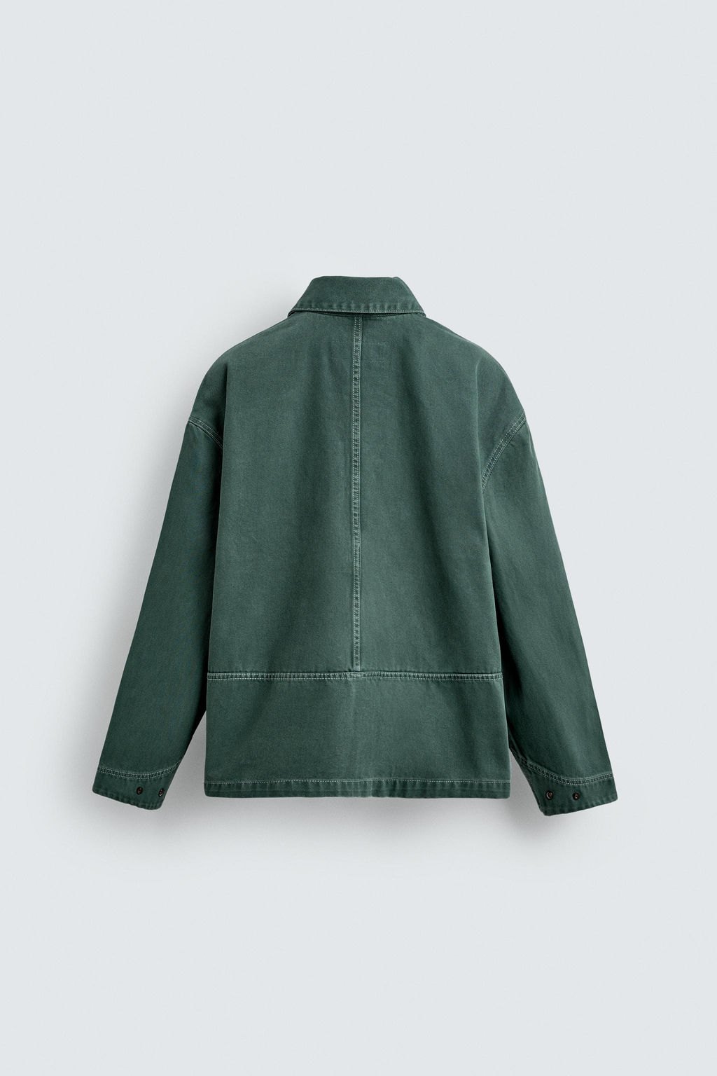 WASHED STRUCTURED OVERSHIRT - Zara фото 8