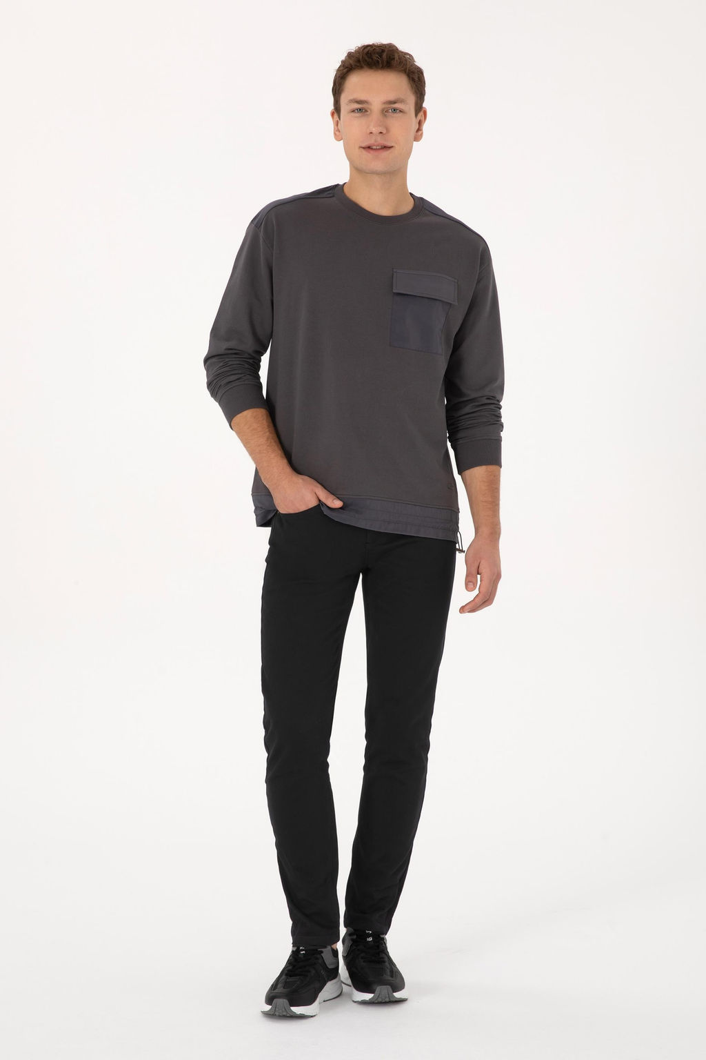 Erkek Gri Sweatshirt - U.s. polo assn фото 4