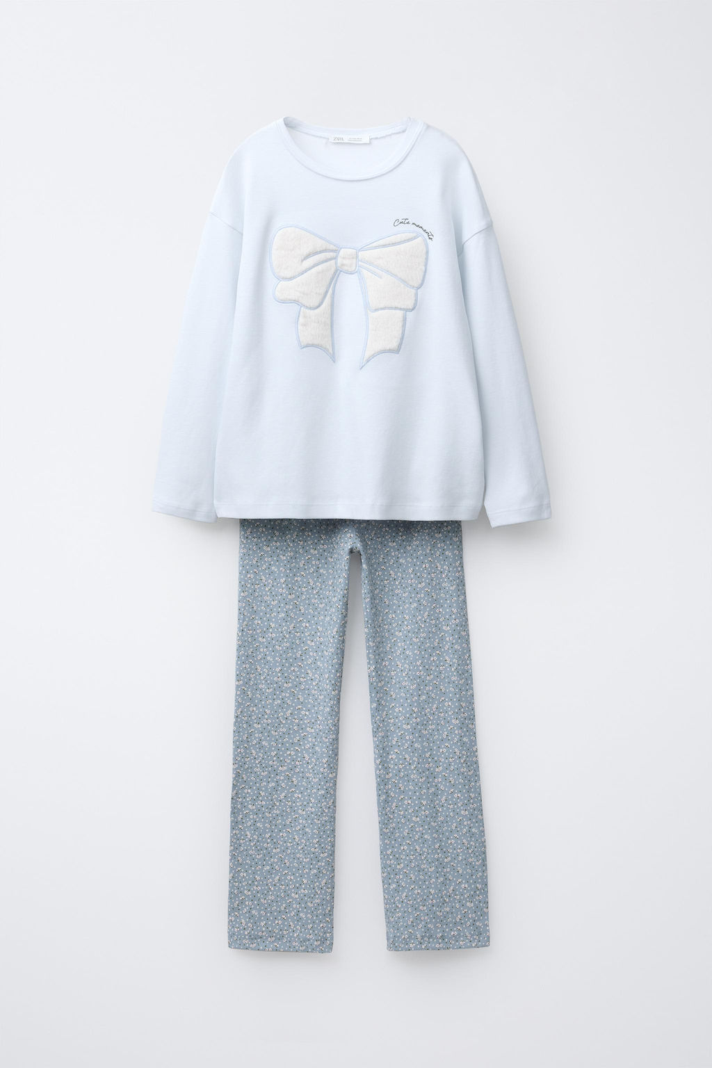 6-14 YEARS/ FAUX FUR BOW PYJAMAS - Zara фото 9