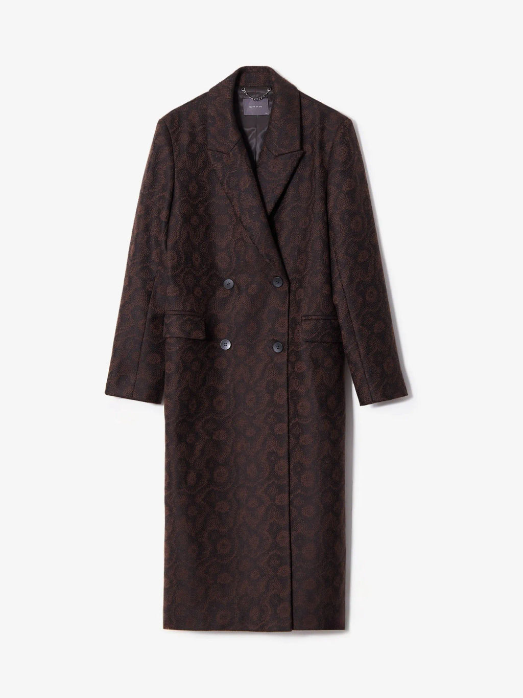 EMKA / Пальто с узором выполнено из сухой шерсти  фото 8