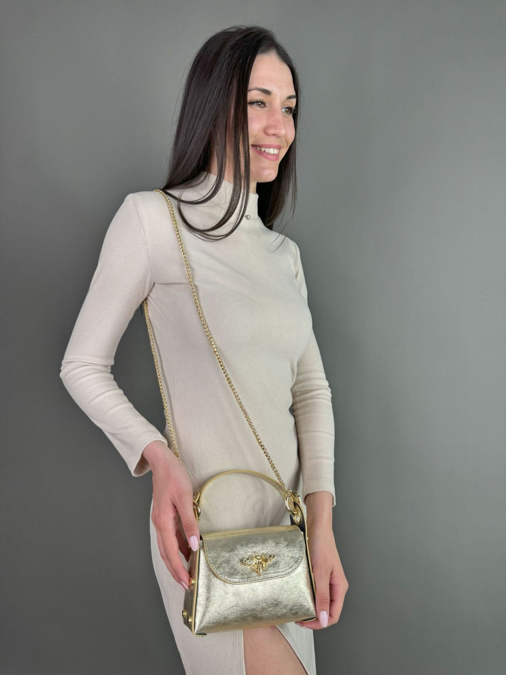 Сумка женская из телячьей кожи