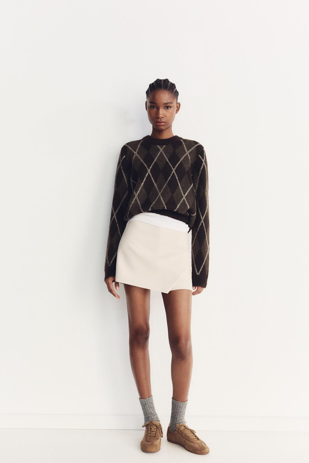 ASYMMETRIC SKORT - Zara фото 27