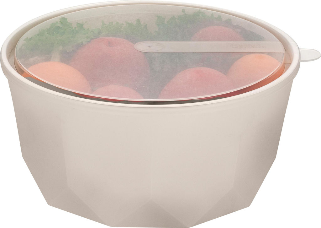 Салатник Plast Team STOCKHOLM с крышкой 4,6 л молочный туман PT171510048 ,,