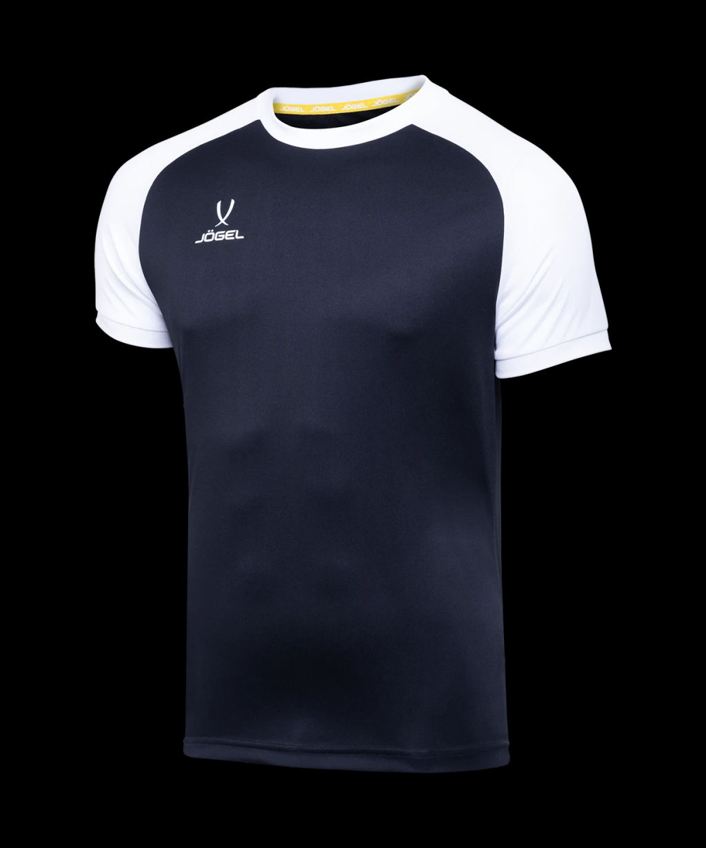 Футболка игровая JOGEL CAMP Reglan Jersey, черный/белый, детский