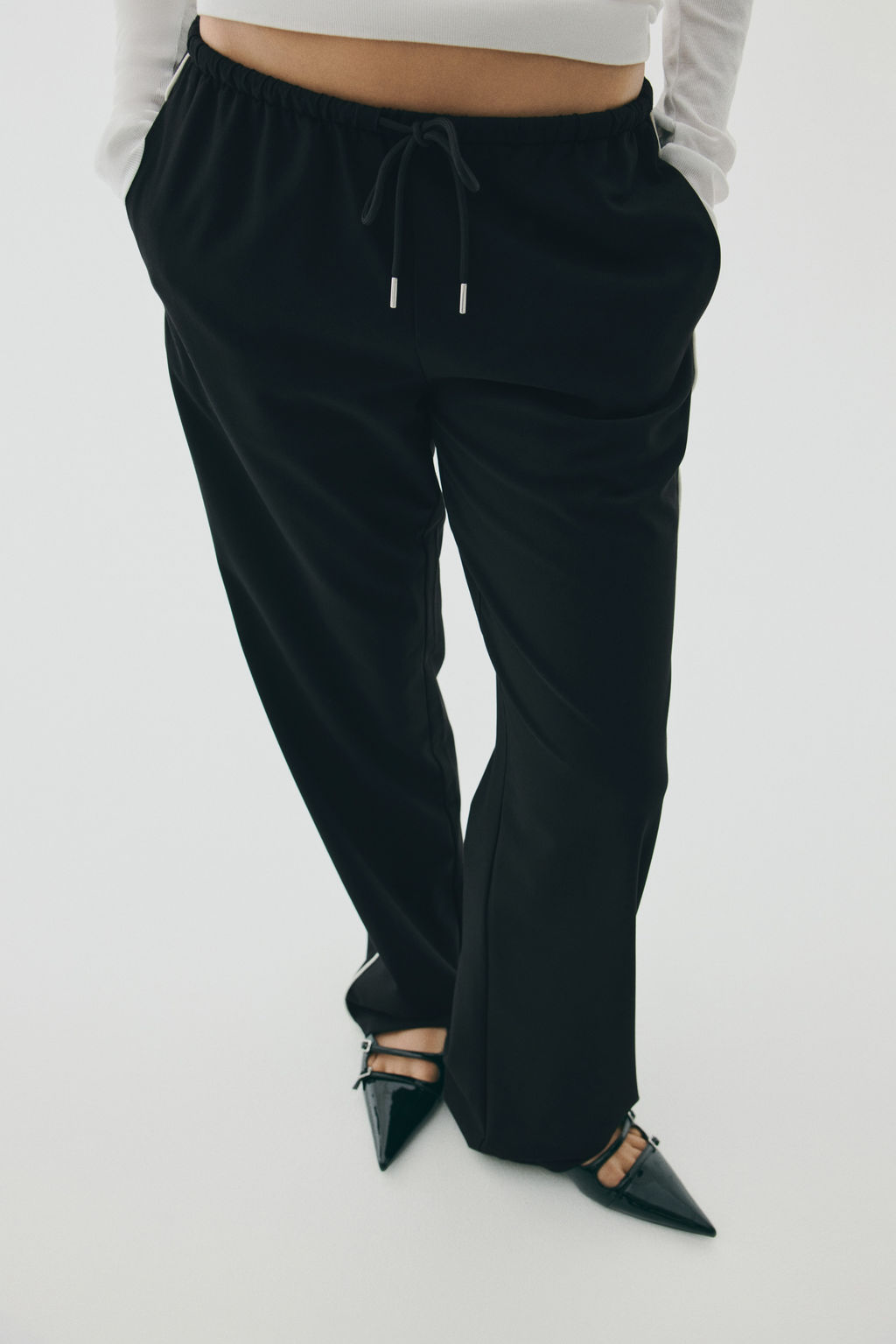 Pantal?n con cord?n de ajuste - H&m фото 6