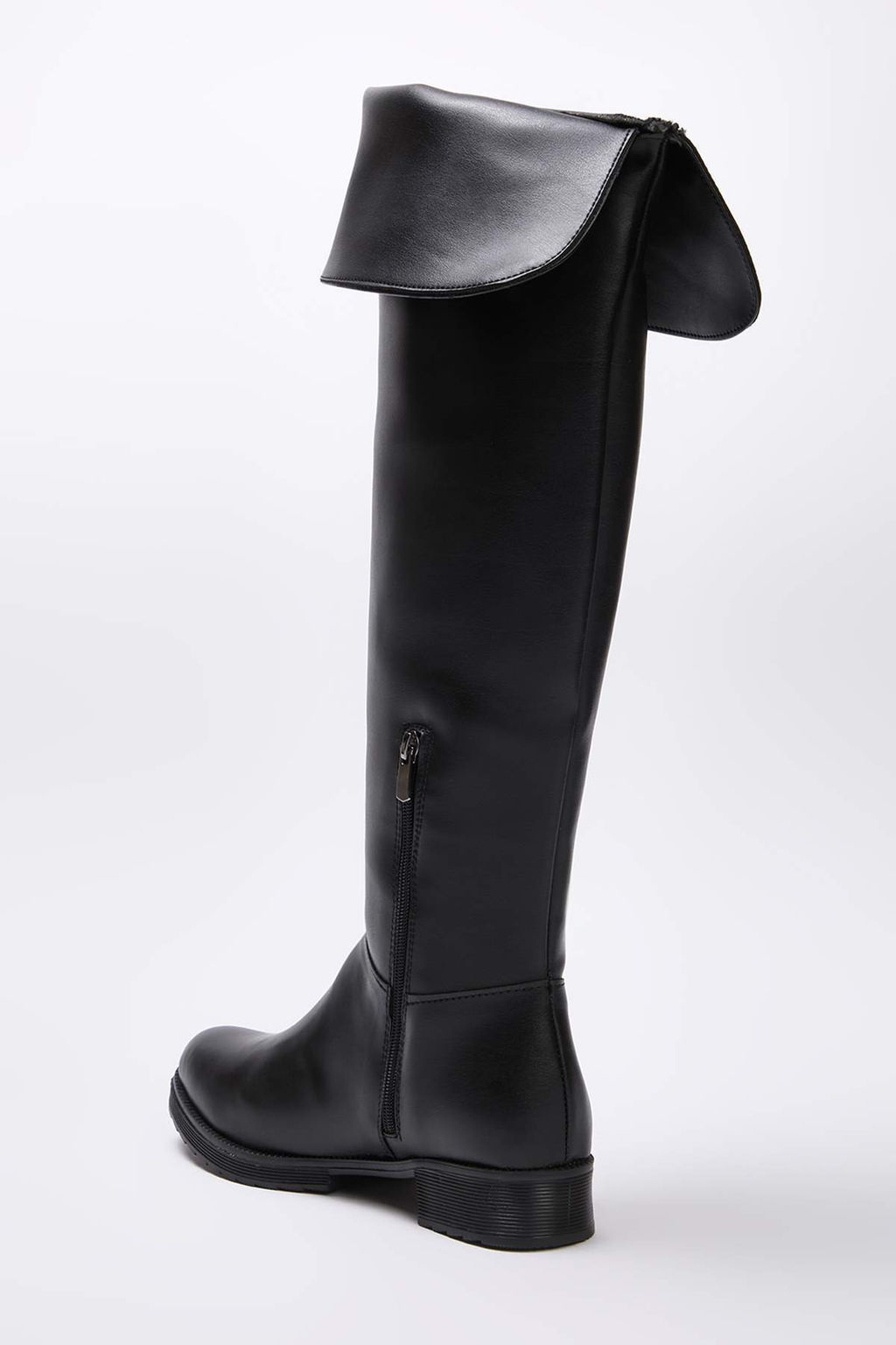 Siyah Duz Topuklu Cift Kullan?ml? Kad?n Diz Ustu Cizme TAKAW26CZ00033 - Trendyolmilla фото 10