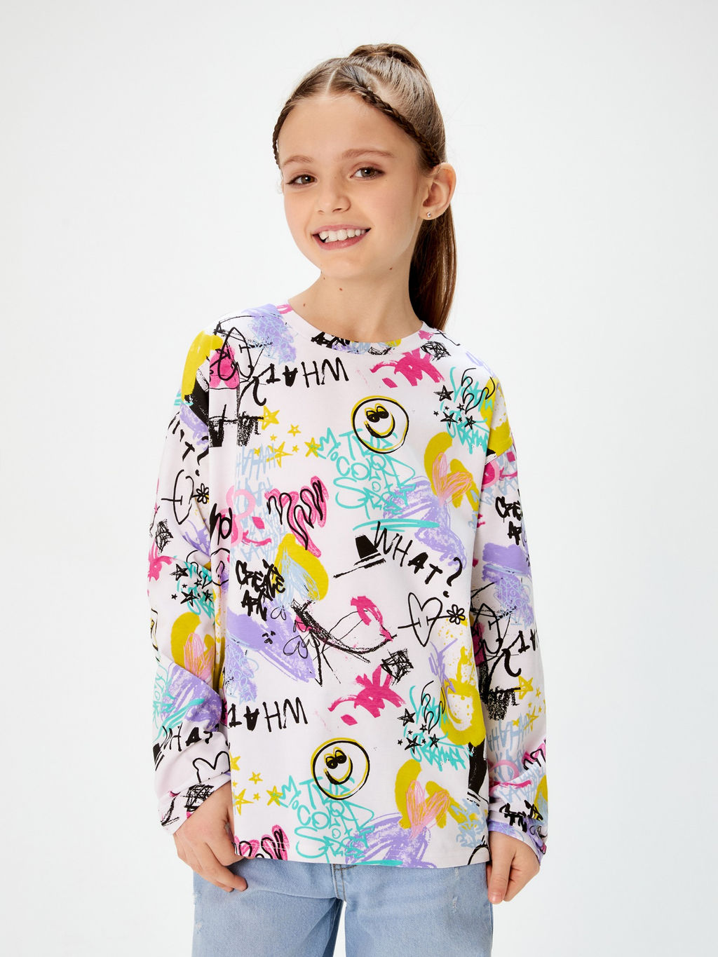 ACOOLA / Джемпер детский для девочек Mirella набивка фото 3