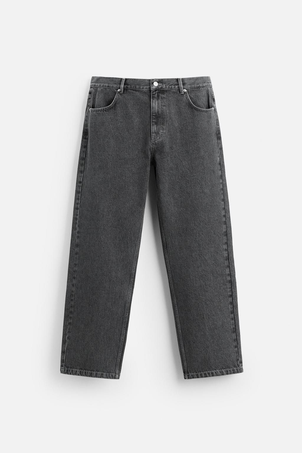 RELAXED STRAIGHT-LEG JEANS - Zara фото 6