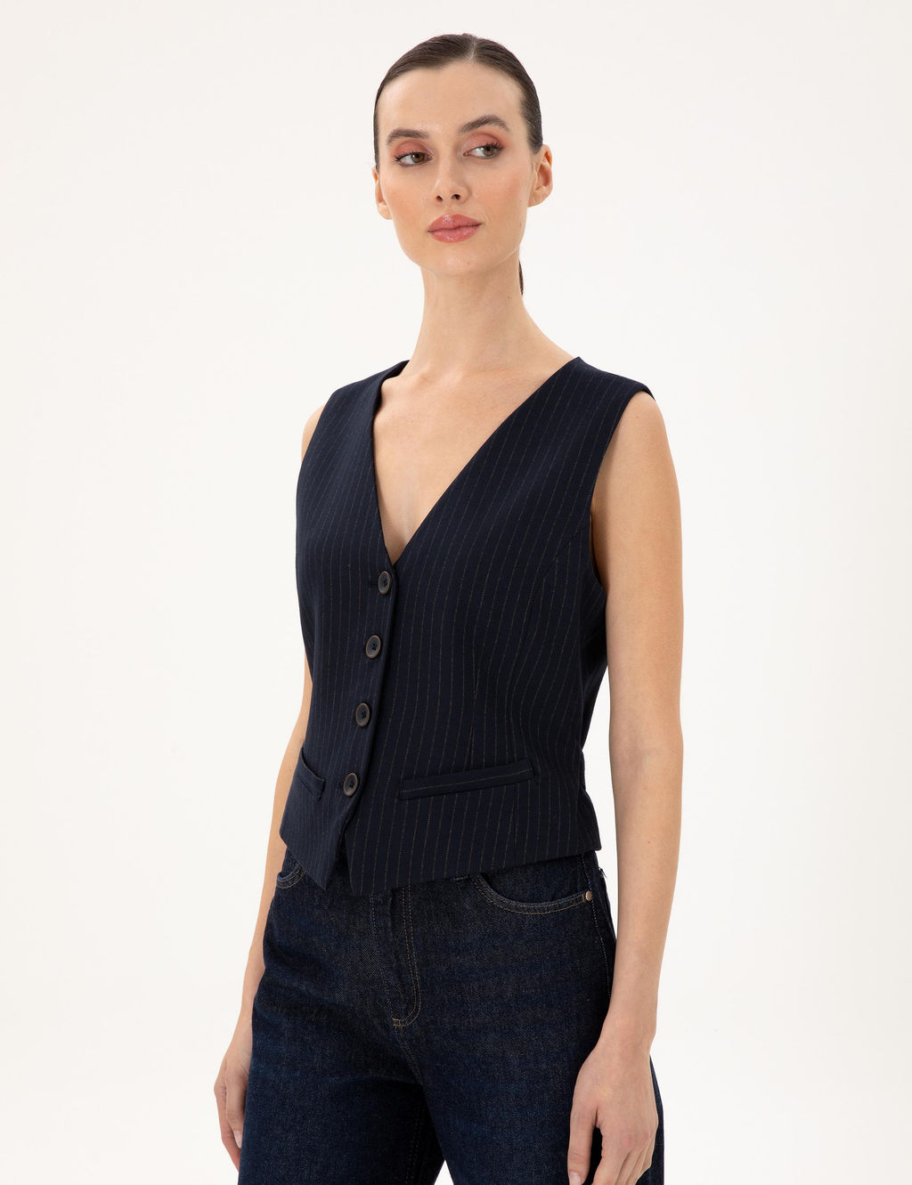 Lacivert Yelek - Pierre cardin фото 3