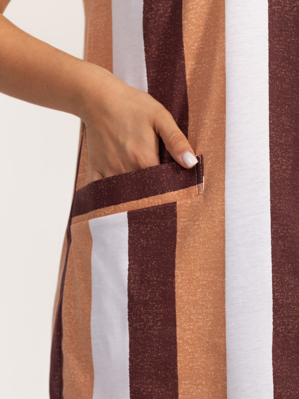 Платье женское кулирка КЕЛЛИ КАПУЧИНО - Domtrik фото 3