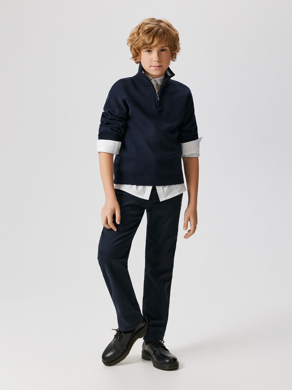 ACOOLA / Брюки (утепленные) детские для мальчиков Neiman темно-синий фото 4