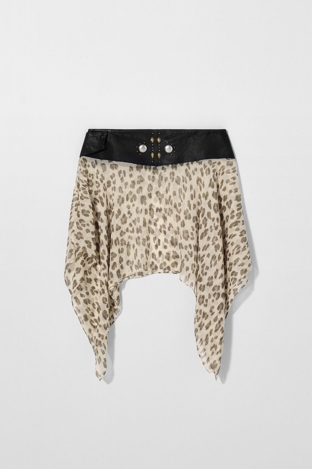 LEATHER BELT SKIRT KATE MOSS X ZARA  фото 3