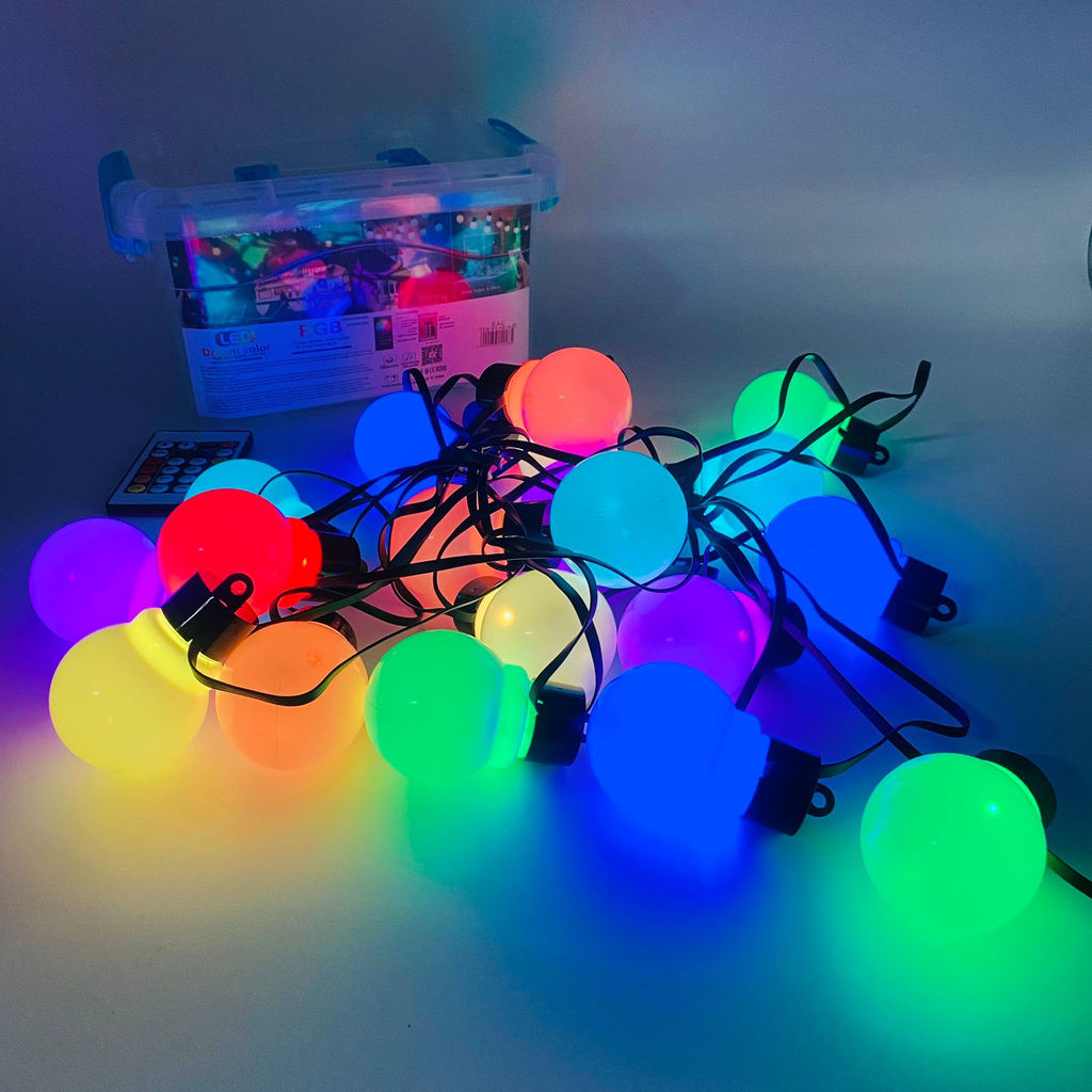 Гирлянда уличная Лампочка матовая с солнечной батареей (арт. A614-28) - Ип лебедев о.ю фото 3