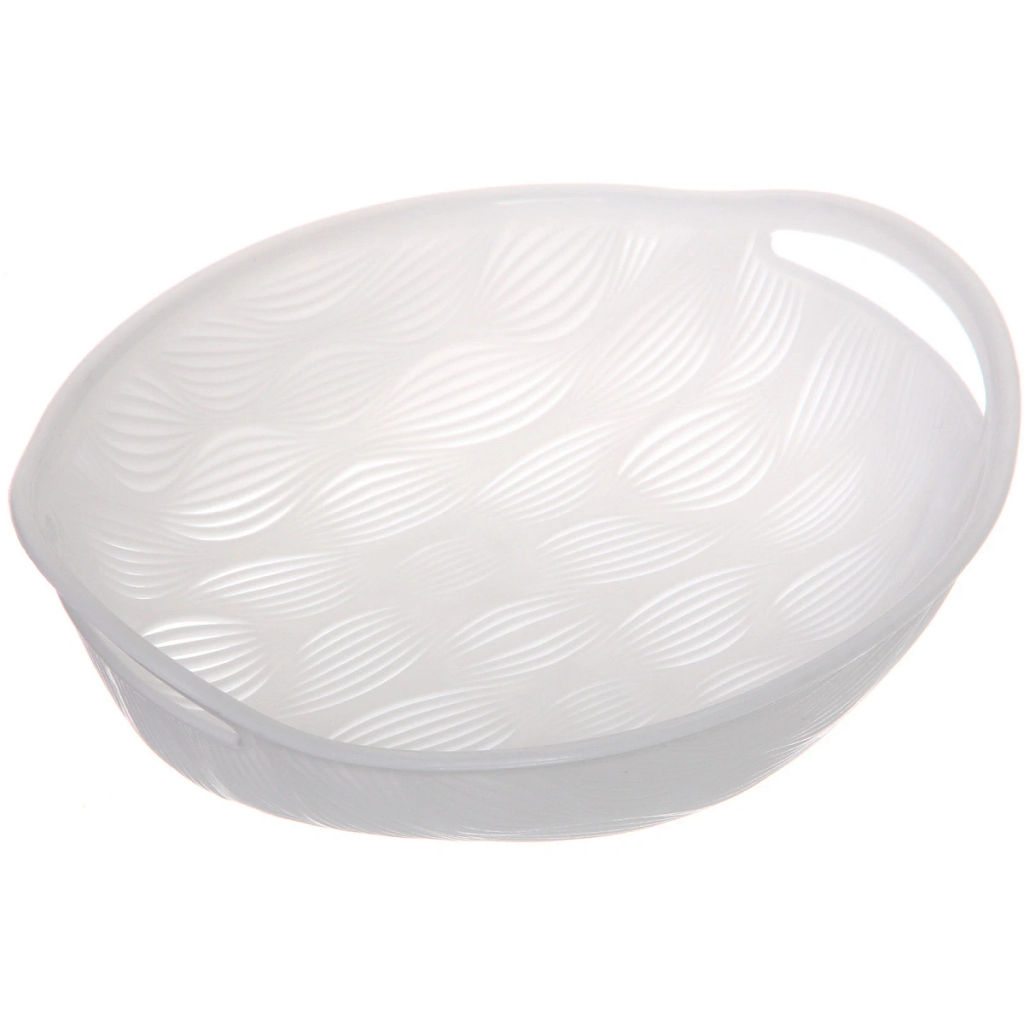 Цена за 3 шт. Сухарница пластиковая "Волна" 21*18,5*4,5см