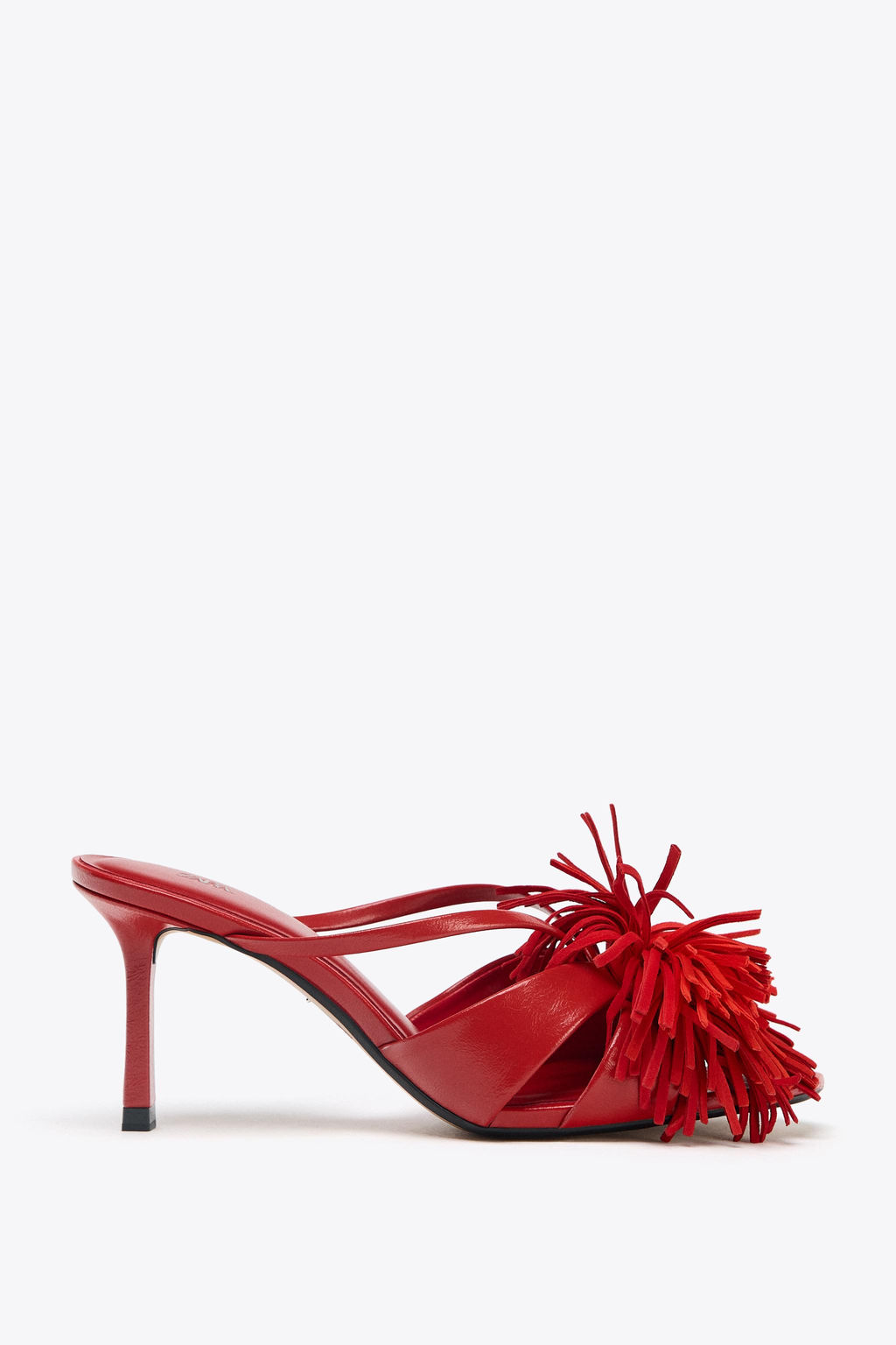 FRINGED HIGH-HEEL SANDALS - Zara фото 13