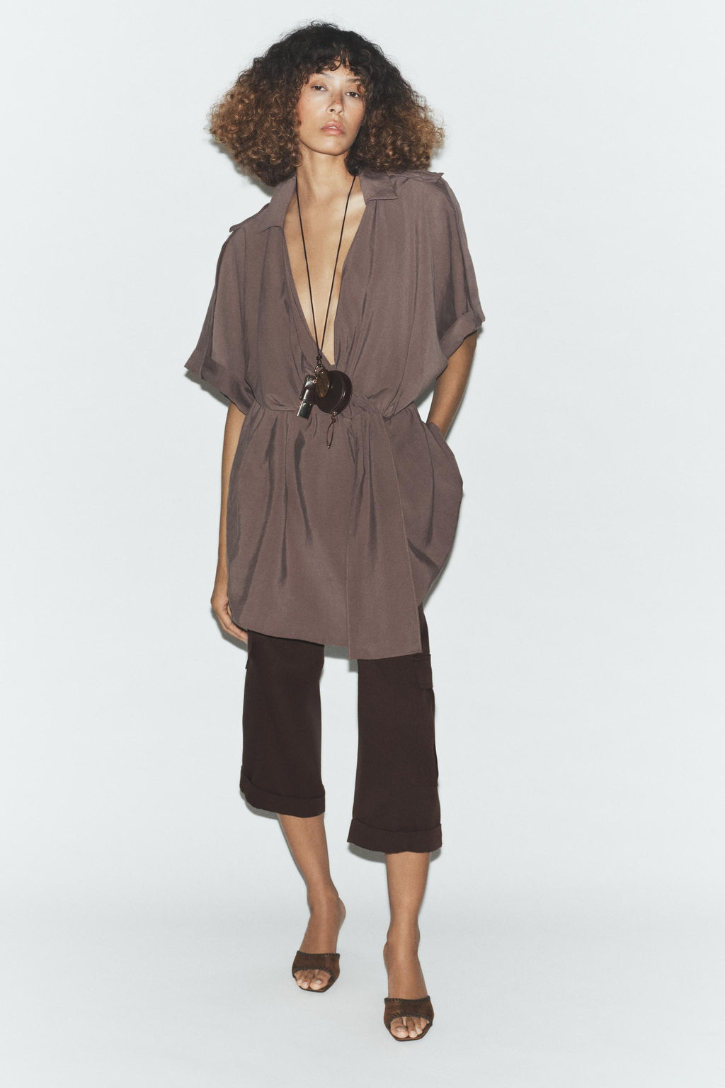 SHORT WRAP DRESS - Zara фото 2