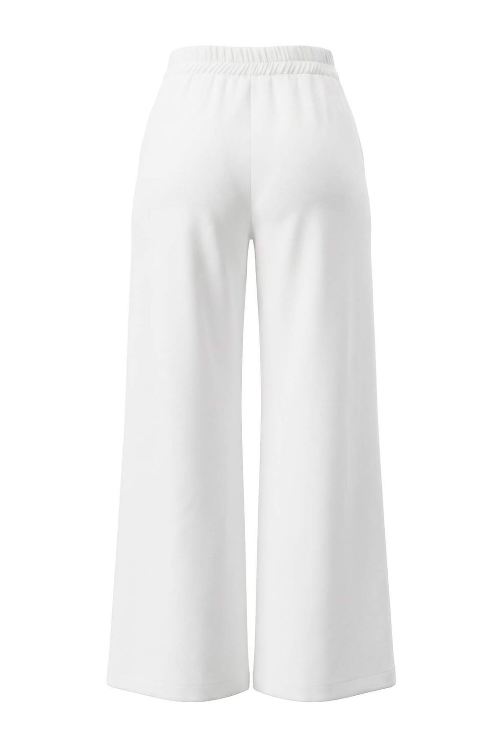 Beyaz Toka Detayl_ Wide Leg/Geni_ Pa_a Kuma_ Pantolon TWOAW27PL00033 - Trendyolmilla фото 3