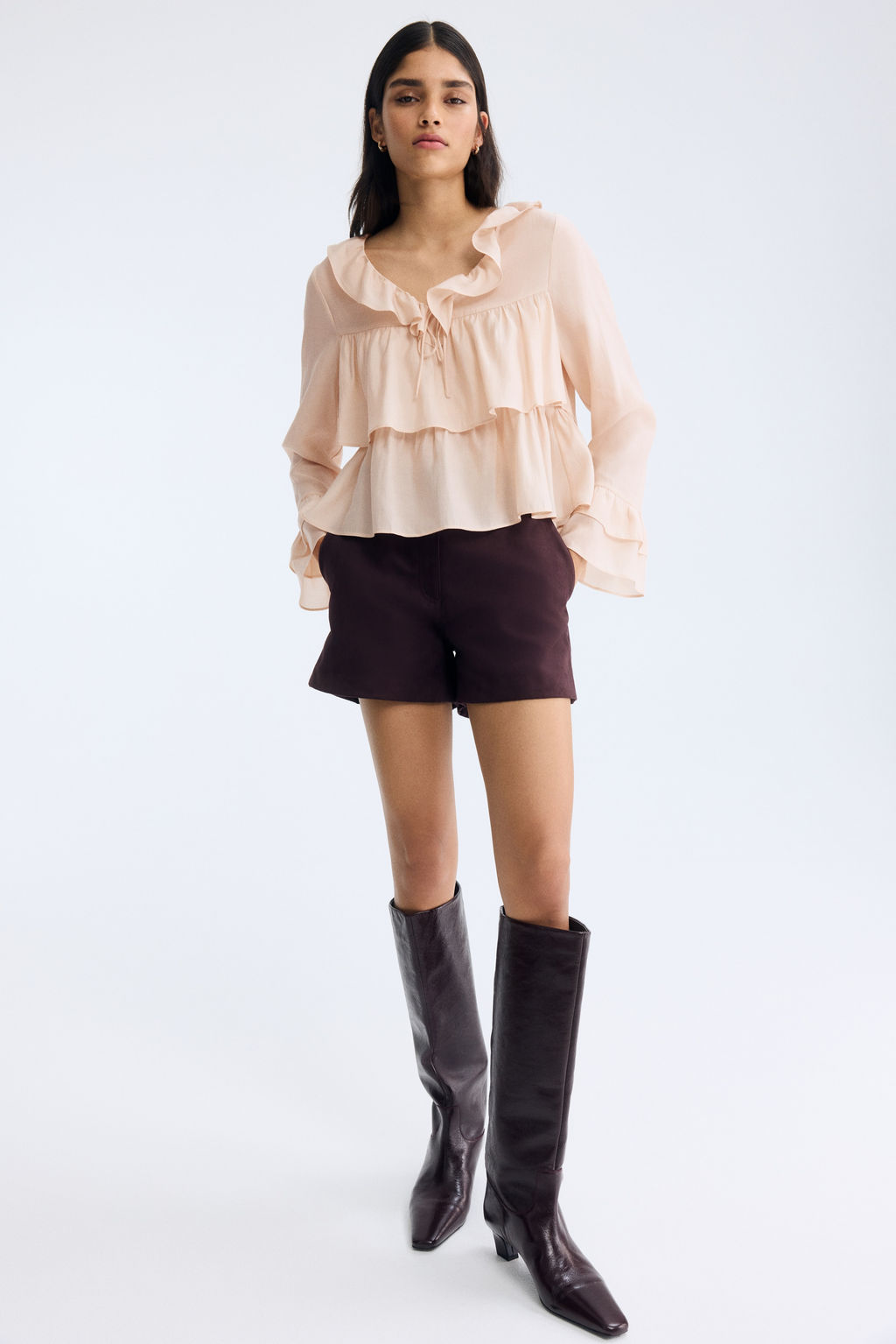 Blusa de volantes - H&m фото 7