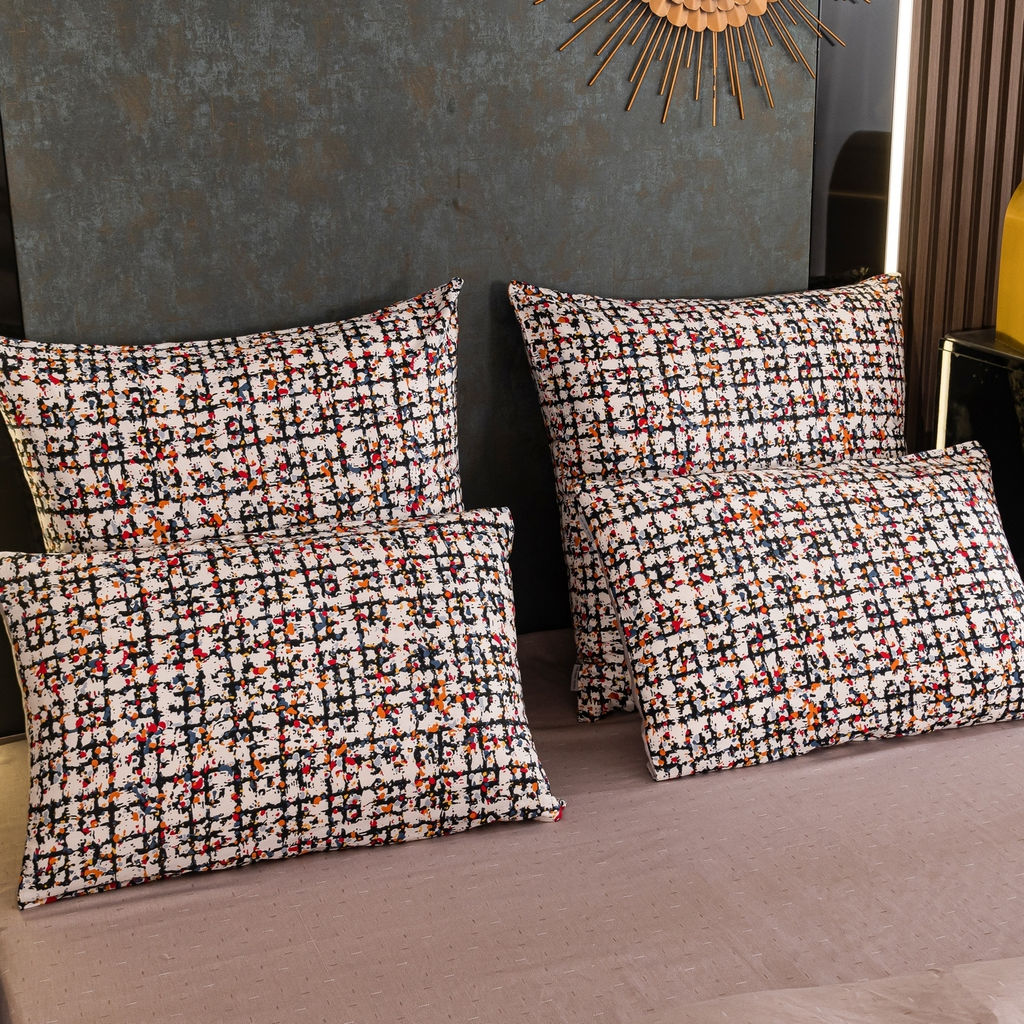 Комплект постельного белья Люкс Сатин 100% хлопок на резинке AR339 2 спальный/70-70 2 шт;50-70 2 шт - Ситрейд фото 5