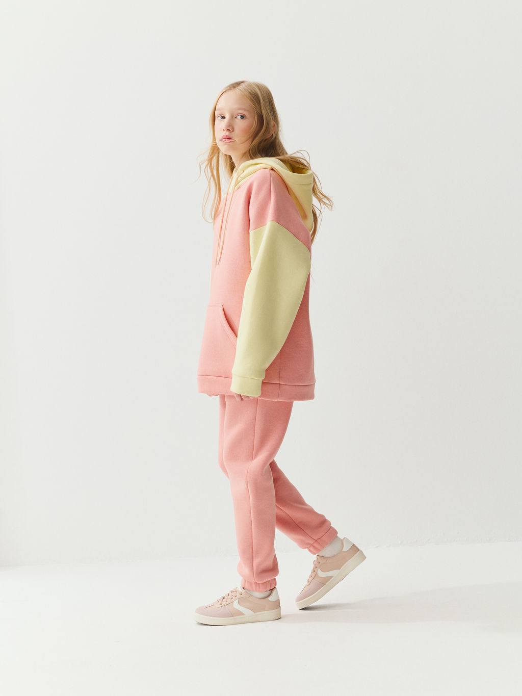 Джоггеры с карманами Роза утепленные 7+ - Bungly фото 5