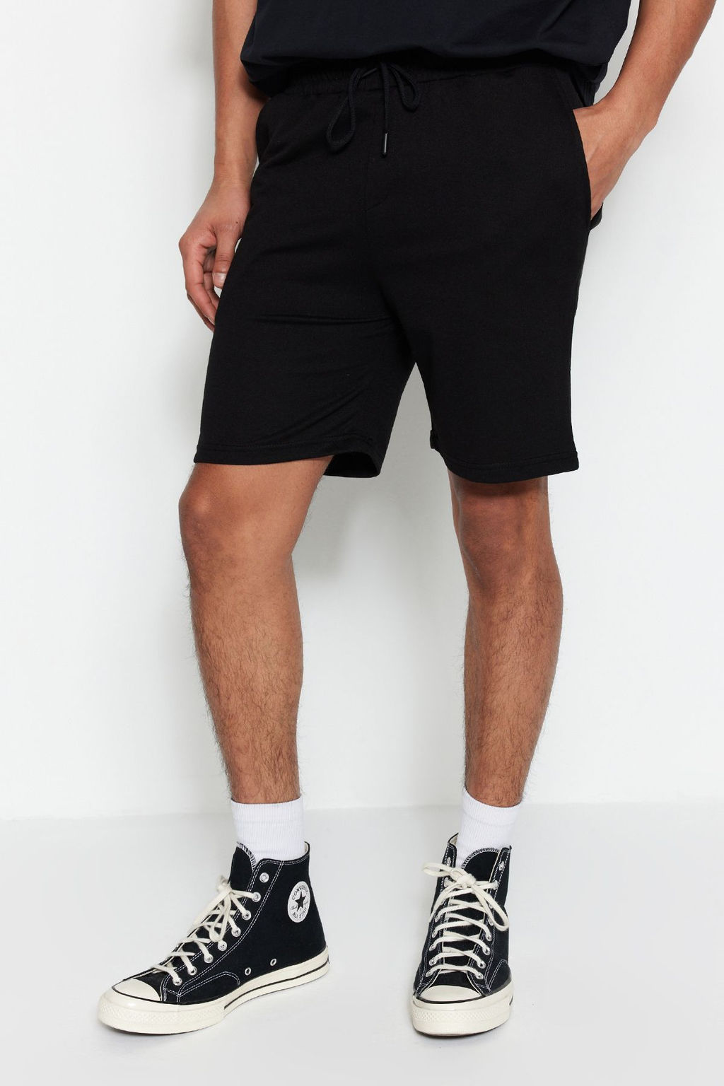 2li Paket Siyah Regular/Normal Kesim Sort & Bermuda TMNSS21SR0095