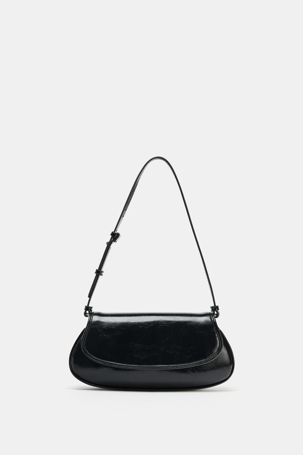 BOLSO DE HOMBRO SOLAPA / Negro - Zara фото 2