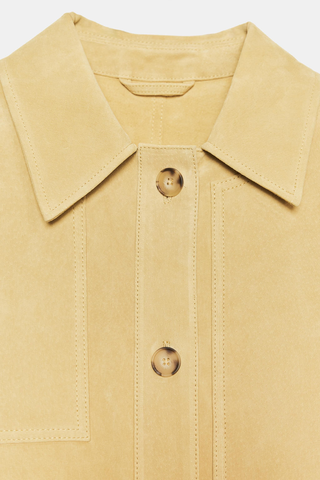100% SUEDE LEATHER JACKET - Zara фото 7