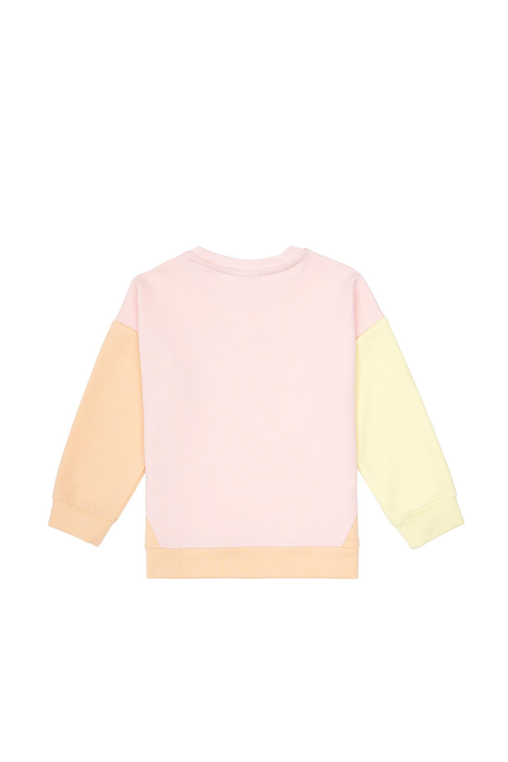 K_z _ocuk A__k Pembe Bisiklet Yaka Sweatshirt