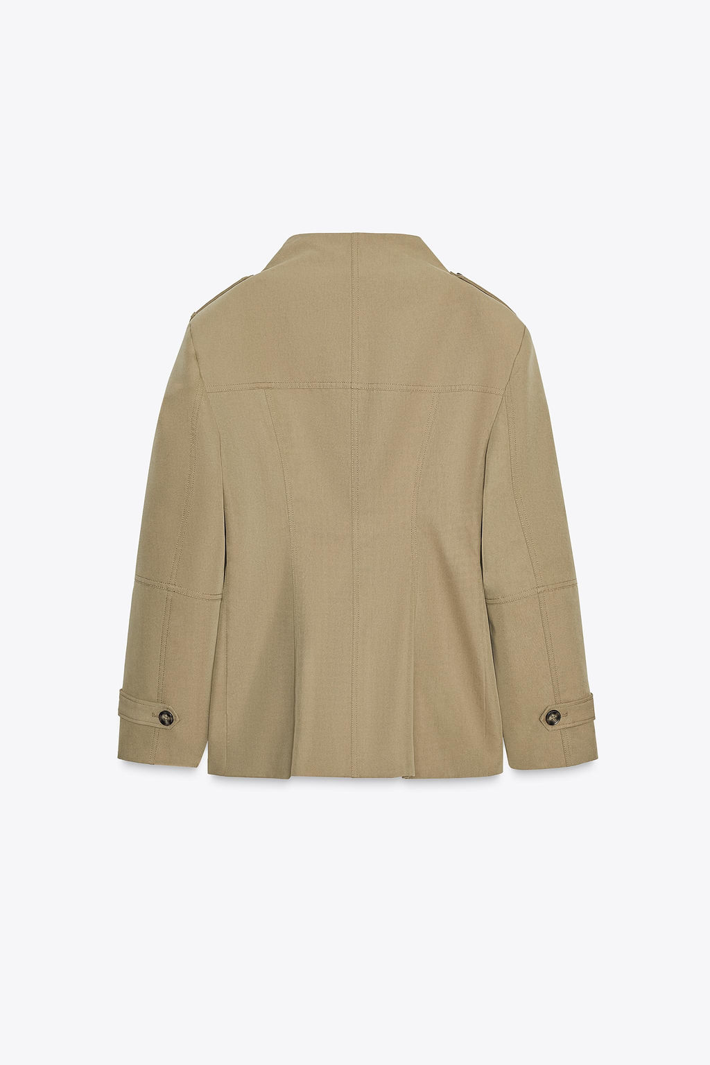 JACKET WITH SHOULDER TABS AND POCKETS - Zara фото 9