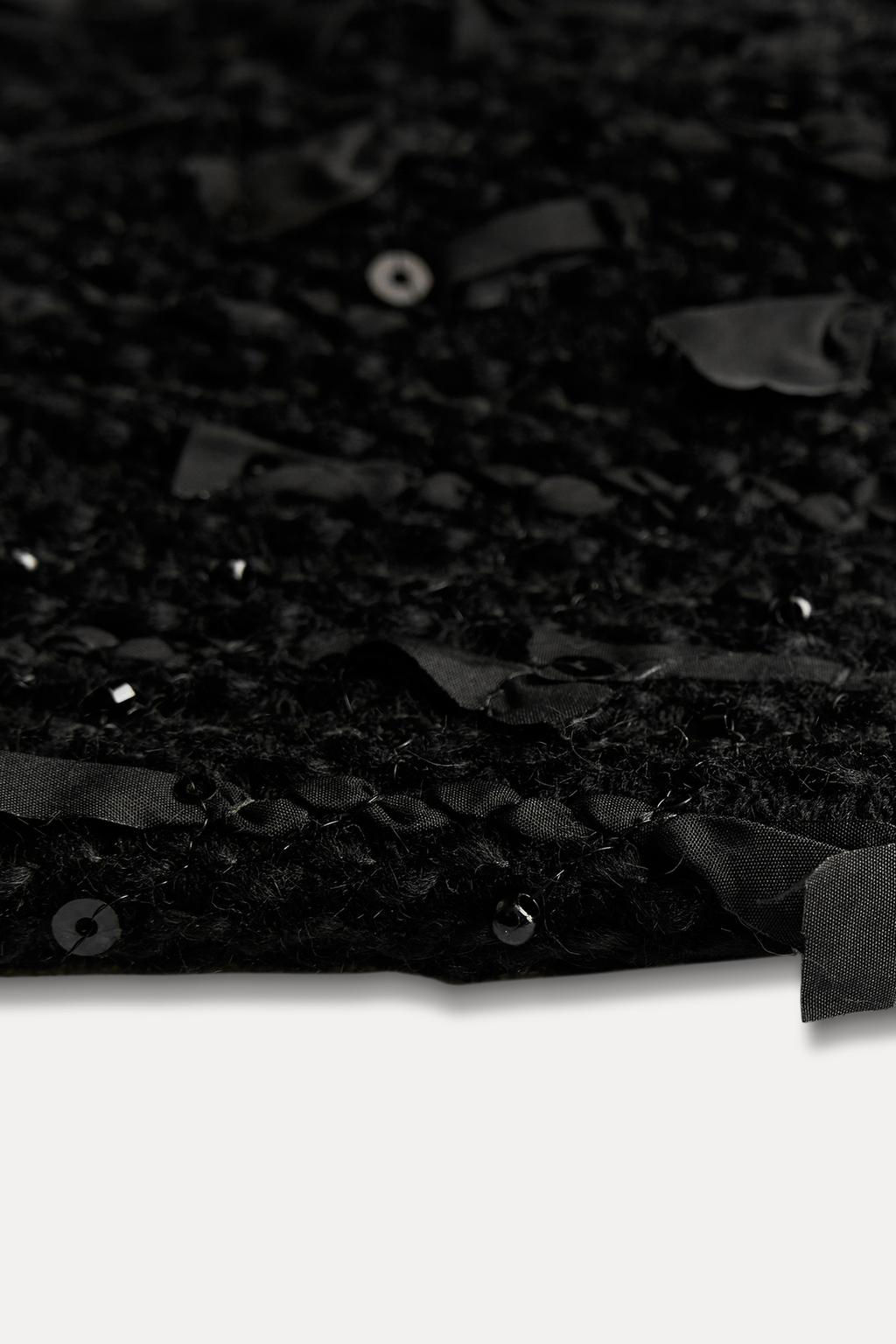 TEXTURED SEQUIN JACKET ZW COLLECTION - Zara фото 10