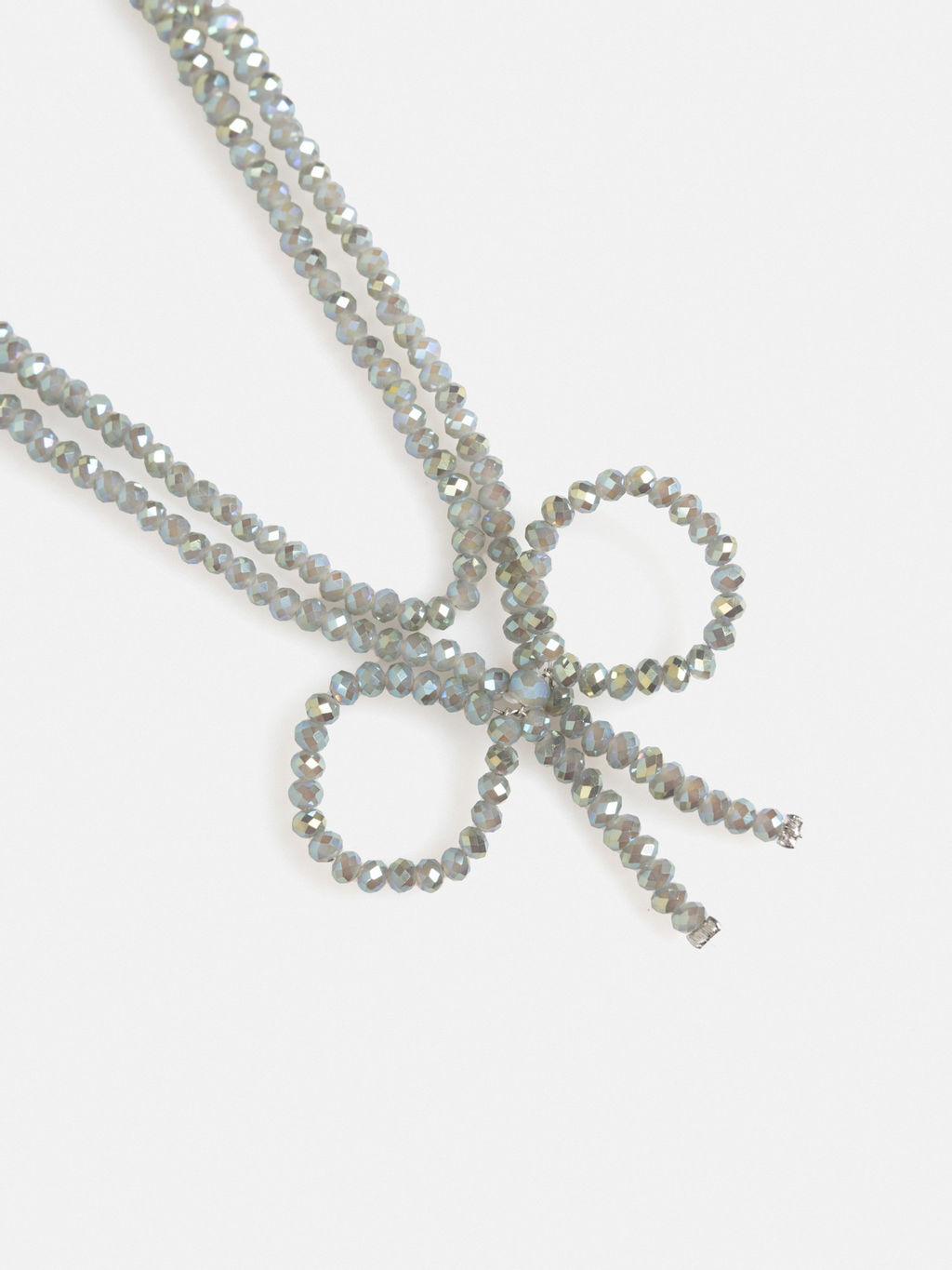 ACOOLA / Бусы детские Kirsty светло-серый  фото 3