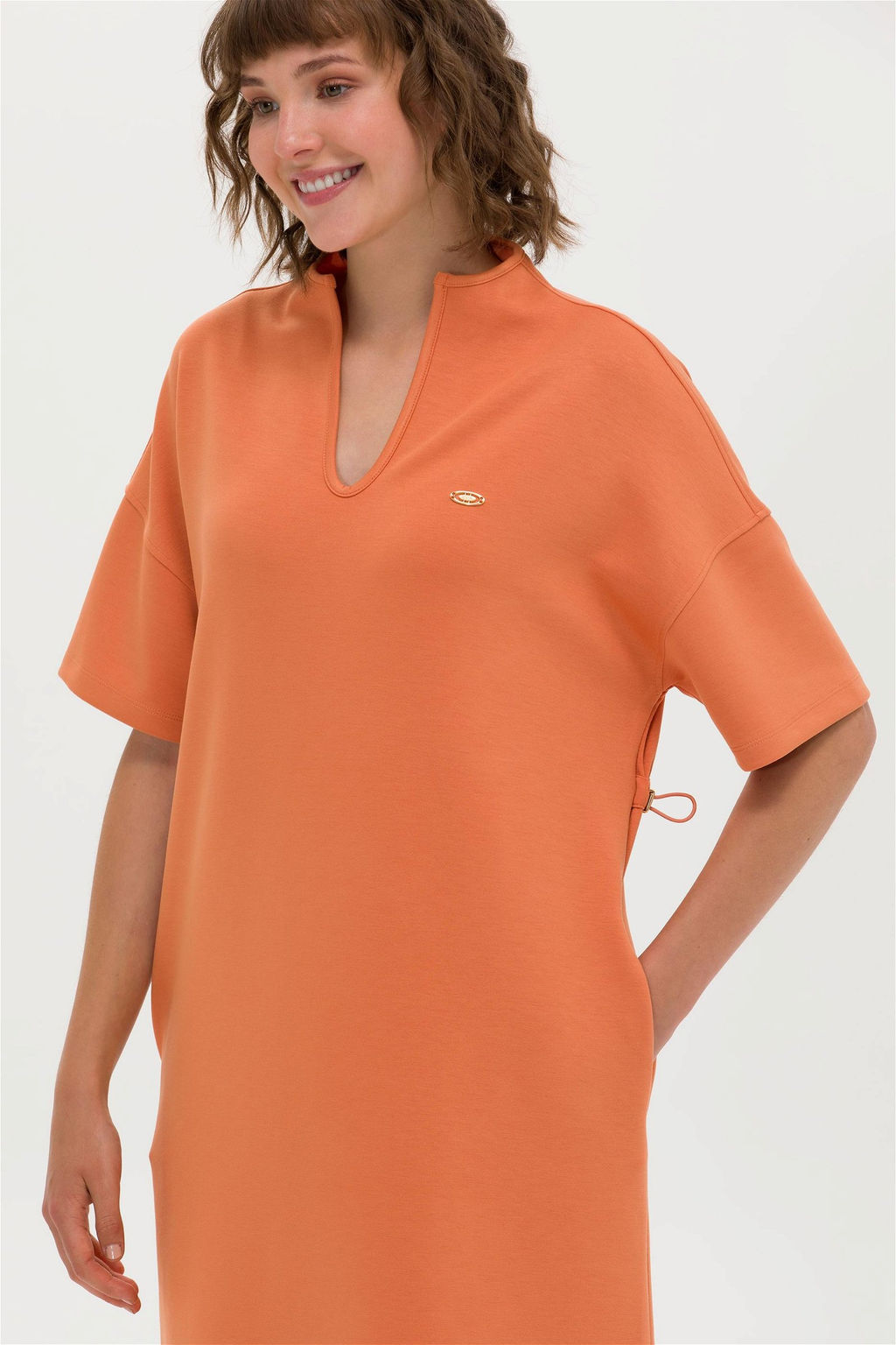 Женское трикотажное платье плиткой Неожиданная скидка в корзине - U.s. polo assn фото 3