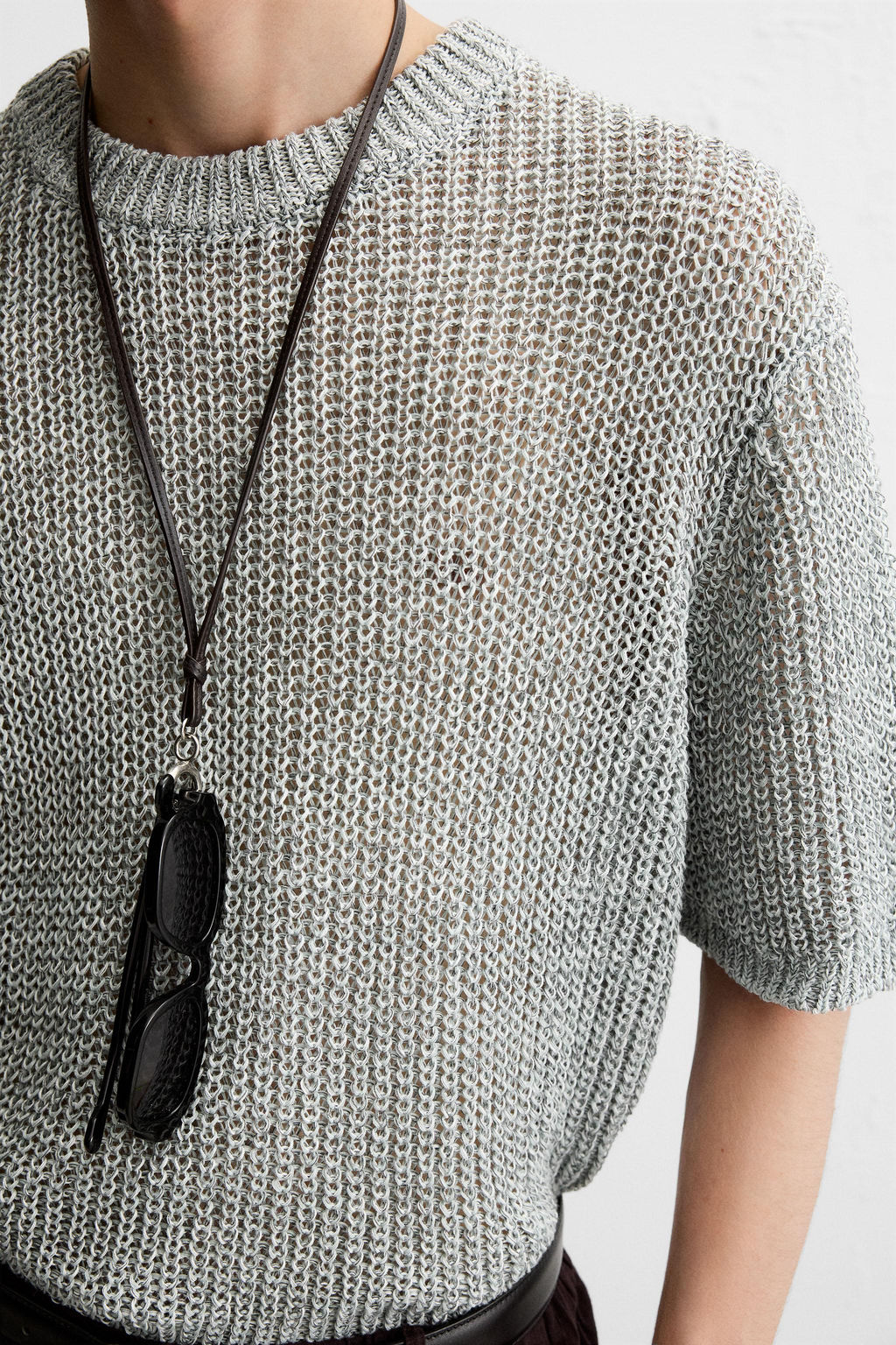 OPEN KNIT T-SHIRT - Zara фото 5