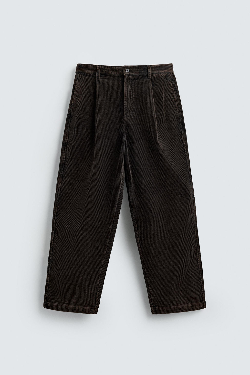 LIMITED EDITION FADED CORDUROY RELAXED FIT TROUSERS - Zara фото 7