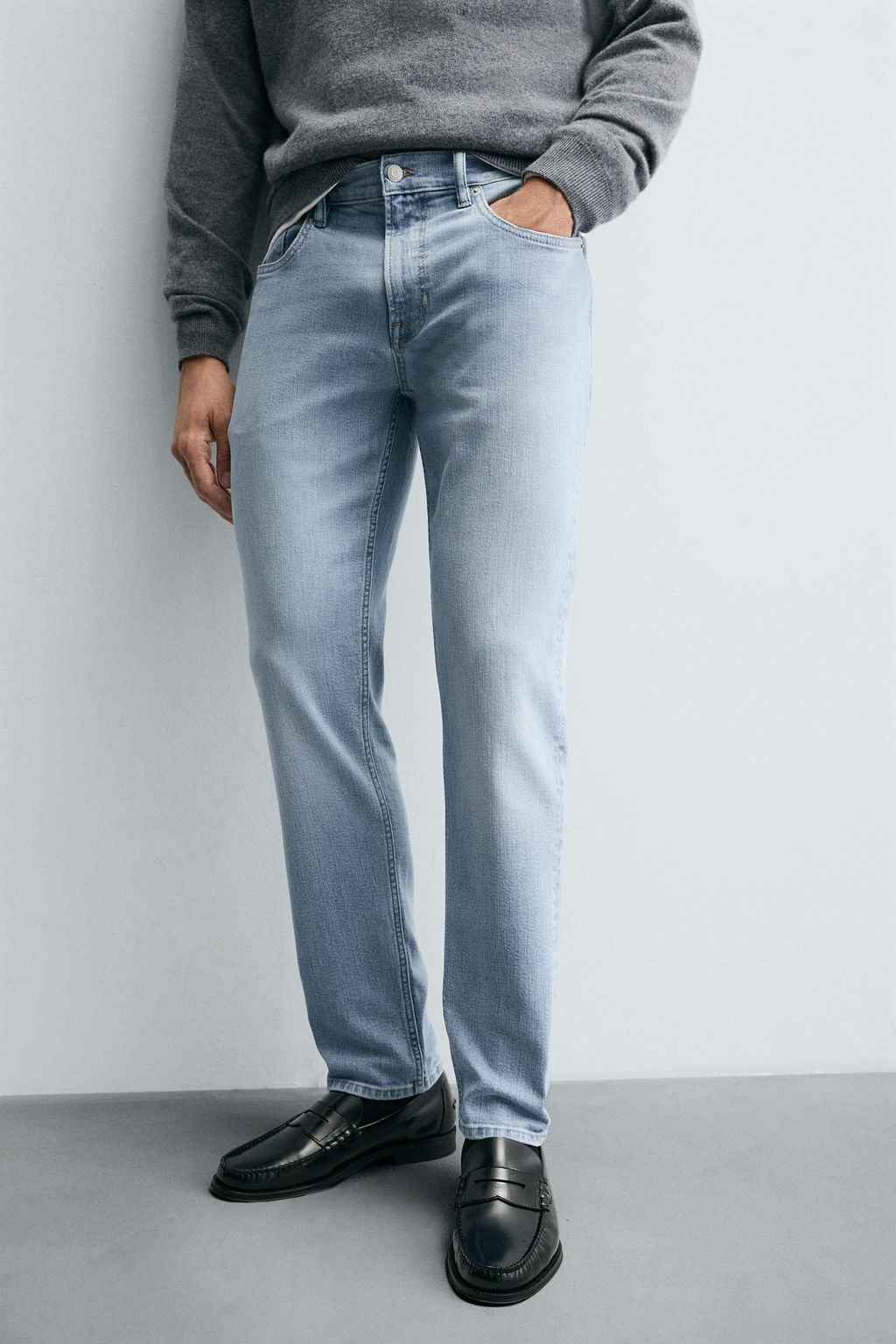 BASIC SLIM FIT JEANS - Zara фото 5