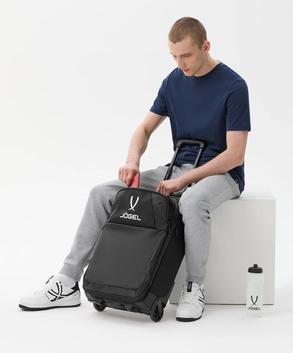 Чемодан JOGEL PREMIER Team Trolley S, черный фото 14