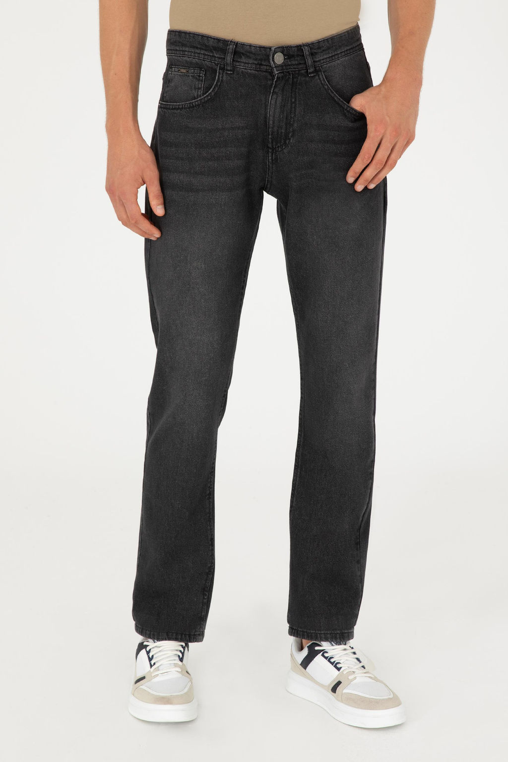 Мужские черные джинсовые брюки - U.s. polo assn фото 2