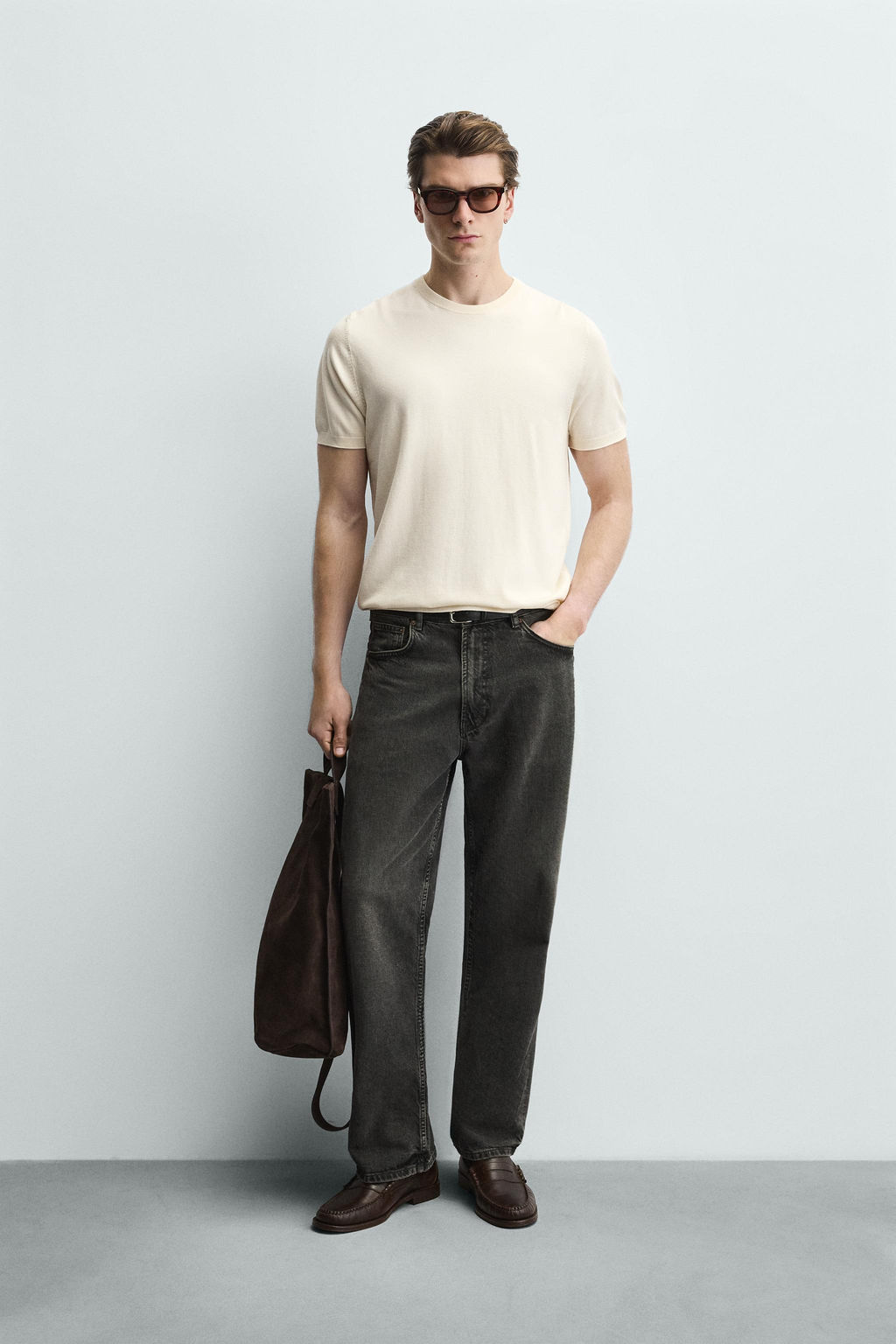 CAMISETA PUNTO MEZCLA VISCOSA / Crudo