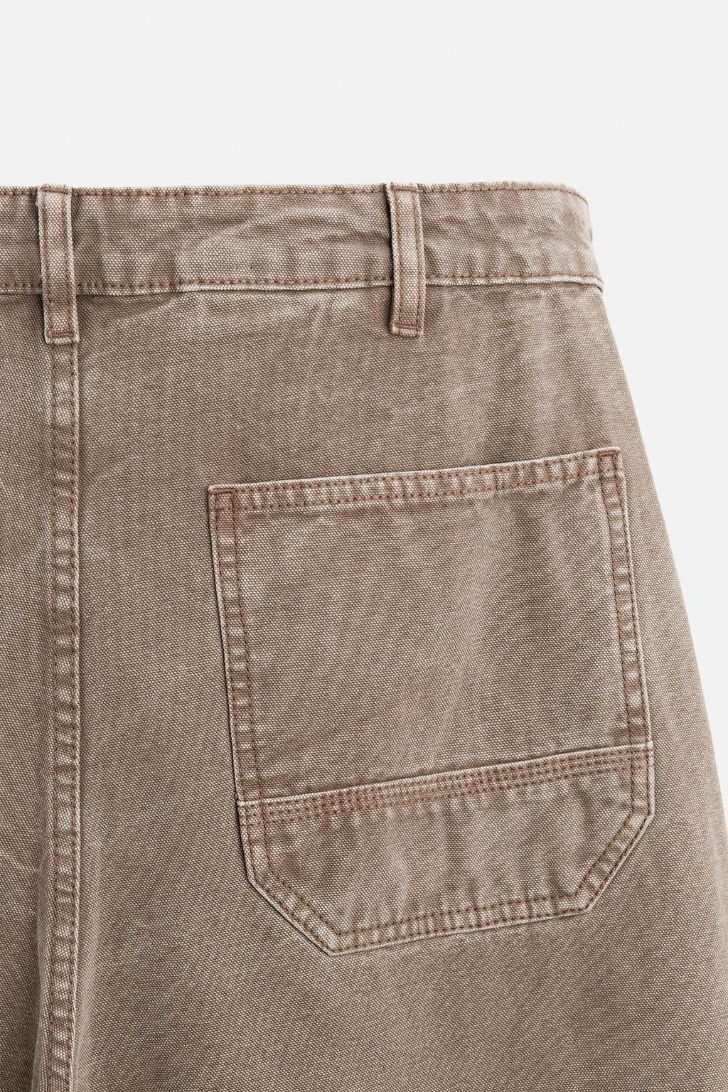 WASHED CARPENTER TROUSERS - Zara фото 27