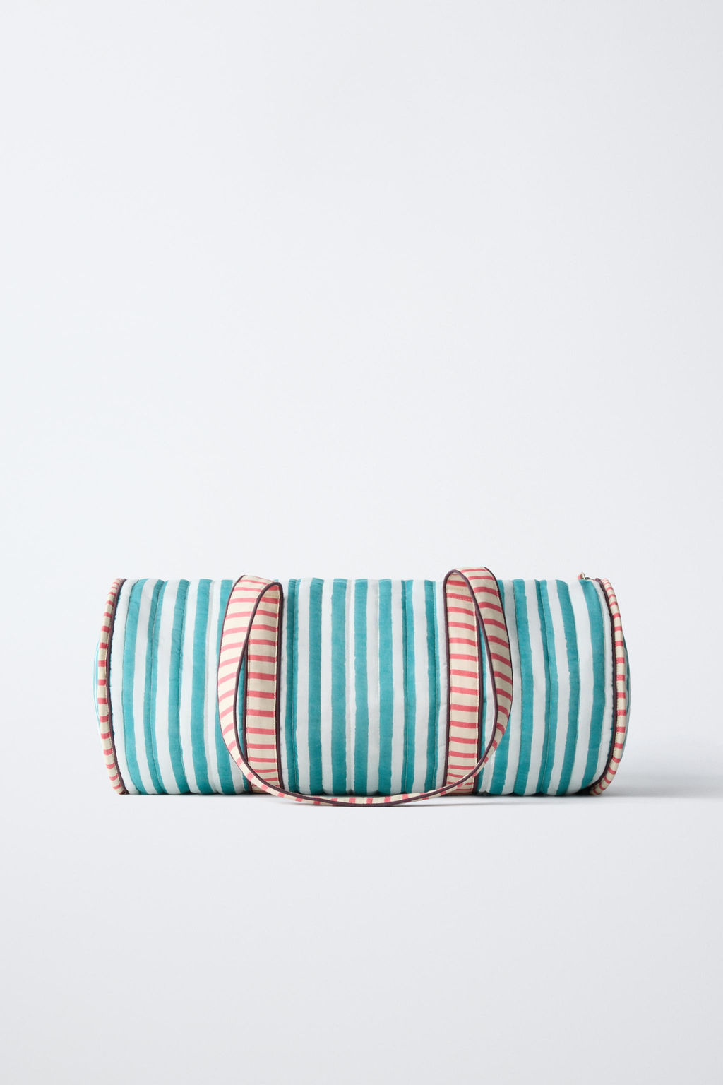 BOLSO BOWLING RAYAS BORDADOS / Verde - Zara фото 5