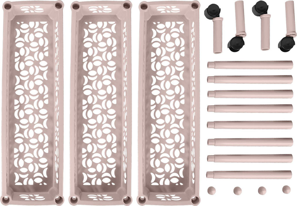 Этажерка узкая 3-полки "Грация"/ "Prima"/"Keeplex" арт.Р2830, KL2830,BQ2830